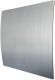 Design ventilatierooster vierkant (afvoer & toevoer) Ø125mm - kunststof - zilverthumbnail