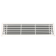 Wandrooster met volumeregelaar t.b.v. 600 x 150mm - staal - WIT RAL9003thumbnail Wandrooster met volumeregelaar t.b.v. 600 x 150mm - staal - WIT RAL9003thumbnail