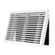 Wandrooster met volumeregelaar t.b.v. 300 x 200mm - staal - WIT RAL9003thumbnail Wandrooster met volumeregelaar t.b.v. 300 x 200mm - staal - WIT RAL9003thumbnail