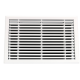 Wandrooster met volumeregelaar t.b.v. 300 x 200mm - staal - WIT RAL9003thumbnail Wandrooster met volumeregelaar t.b.v. 300 x 200mm - staal - WIT RAL9003thumbnail