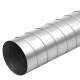 Spirobuis Ø 160mm - staal - Lengte 1,5 meterthumbnail Spirobuis Ø 160mm - staal - Lengte 1,5 meterthumbnail
