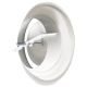 Rooster/ventiel (afzuiging) Ø 250mm staal - wit - MET BUSthumbnail