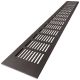 Ventilatiestrip aluminium LxH 500 x 100mm (G61-5010Z) ZWART RAL9005thumbnail