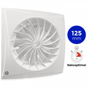 [TweedeKans] Badkamer ventilator Blauberg Sileo - Ø 125mm - MET TIMER (SILEO125T)