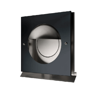 Design gevelkap PREMIUM LINE - KAPPA - Ø 150mm - ZWART