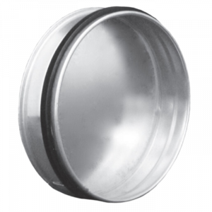 Deksel met afdichtingsrubber voor spirobuis Ø 125mm 