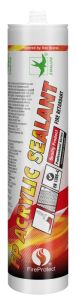 Zwaluw Brandwerende acrylaatkit - FP Acrylic Sealant - 310ml