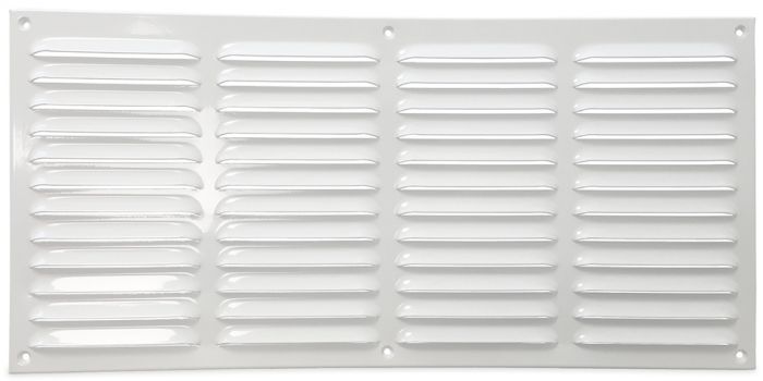 Aluminium schoepenrooster opbouw 400 x 200mm - ALU (1-4020A)