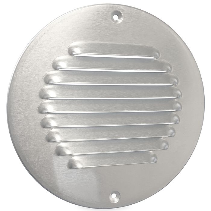 Aluminium rond schoepenrooster ALU opbouw - 150mm (1-R150A) Aluminium rond schoepenrooster ALU opbouw - 150mm (1-R150A)