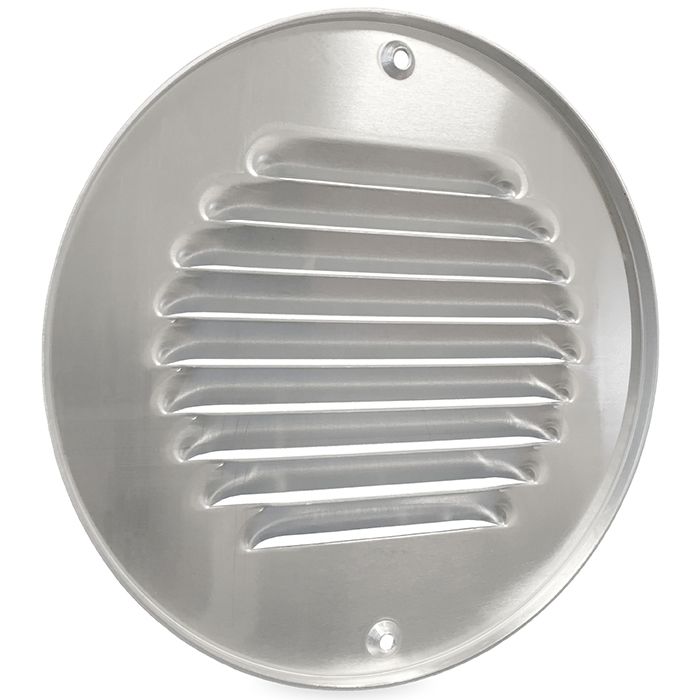 Aluminium rond schoepenrooster ALU opbouw - 150mm (1-R150A) Aluminium rond schoepenrooster ALU opbouw - 150mm (1-R150A)