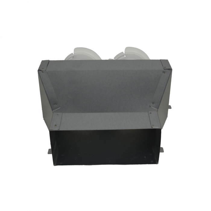 Verloop Click Fix 2xø75 - 70x170mm