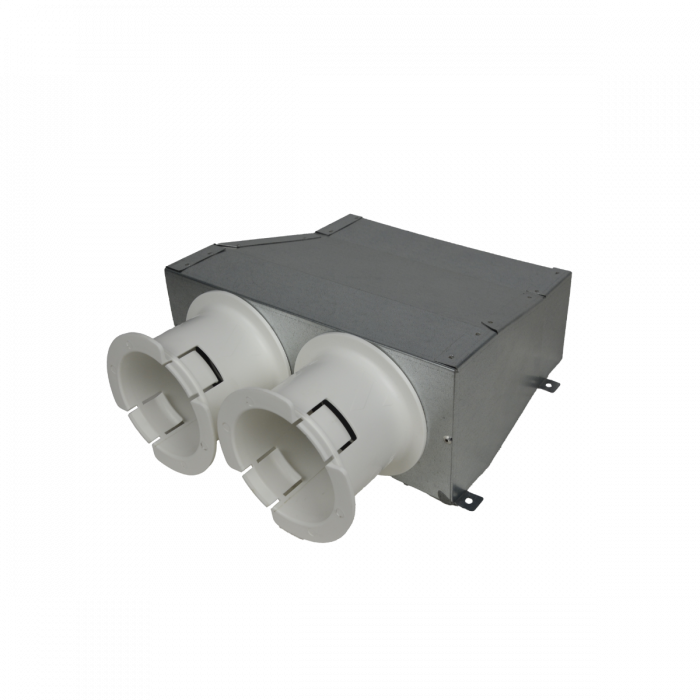 Verloop Click Fix 2xø75 - 55x220mm Verloop Click Fix 2xø75 - 55x220mm