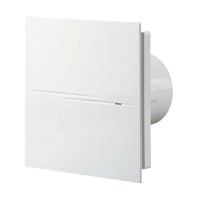 [TweedeKans] Design badkamer ventilator Blauberg Sileo - Ø 100mm - MET TIMER + VOCHTSENSOR