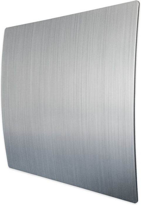 Design ventilatierooster vierkant (afvoer & toevoer) Ø100mm - kunststof - zilver Design ventilatierooster vierkant (afvoer & toevoer) Ø100mm - kunststof - zilver