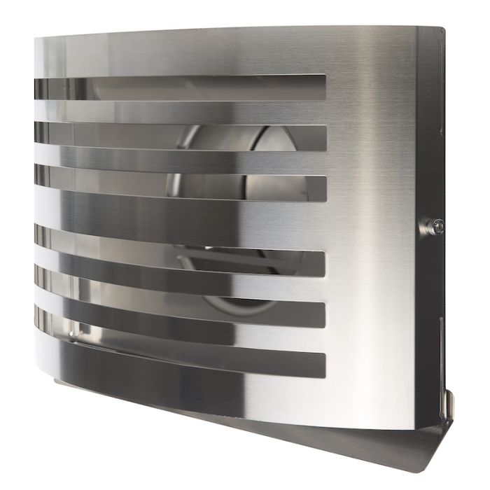 Design gevelkap PREMIUM LINE -ALFA- Ø 150mm met terugslagklep - RVS Design gevelkap PREMIUM LINE -ALFA- Ø 150mm met terugslagklep - RVS