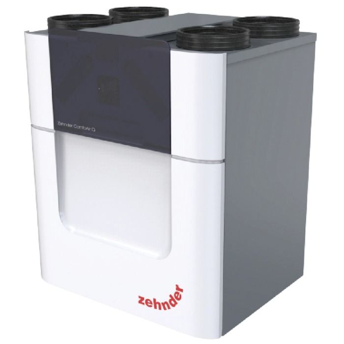 Zehnder Stork ComfoAir Q350 WTW unit NL R VV ST ERV - Rechteruitvoering - Met voorverwarmer - Enthalpiewisselaar Zehnder Stork ComfoAir Q350 WTW unit NL R VV ST ERV - Rechteruitvoering - Met voorverwarmer - Enthalpiewisselaar