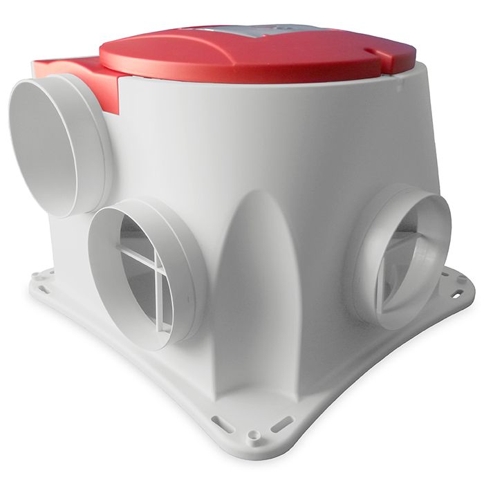 Stork Woonhuisventilator ComfoFan S R - incl. RFZ zender + 4 luchtventielen