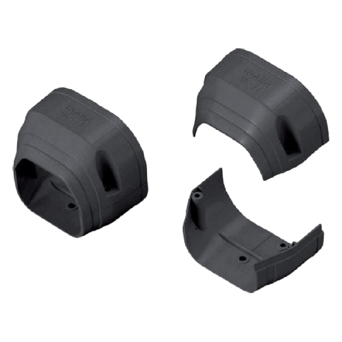 Airco eindstuk - ZWART (SE-77-K) Airco eindstuk - ZWART (SE-77-K)