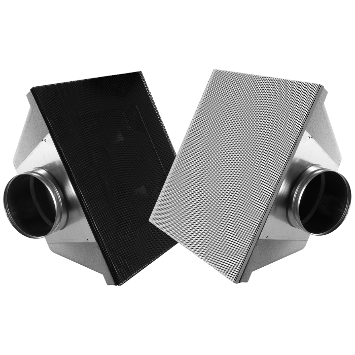 Toevoerplenum "EasyPlenum" - 125mm - Met geperforeerd rooster