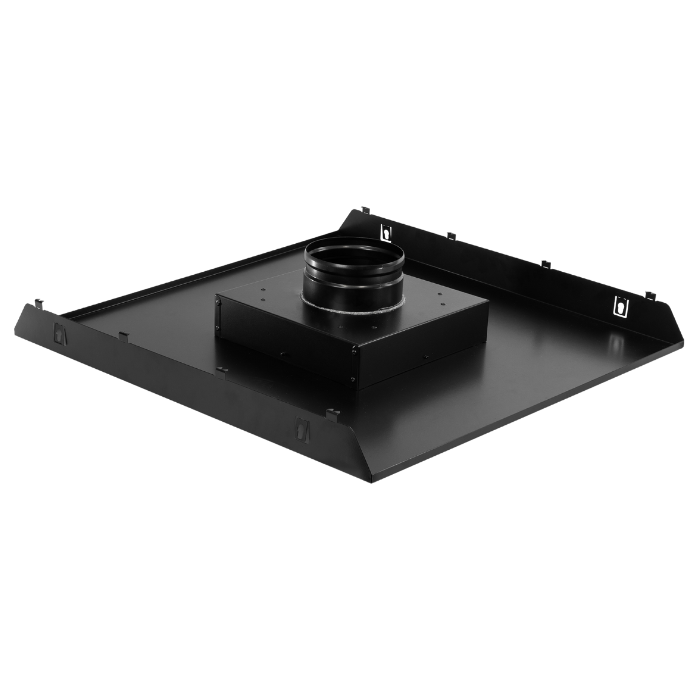 Toevoerplenum "EasyPlenum" - 125mm - Met geperforeerd rooster