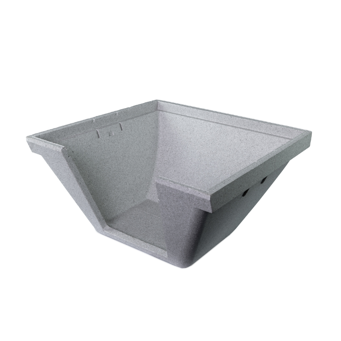 Toevoerplenum "EasyPlenum" - 250mm - Met geperforeerd rooster Toevoerplenum "EasyPlenum" - 250mm - Met geperforeerd rooster