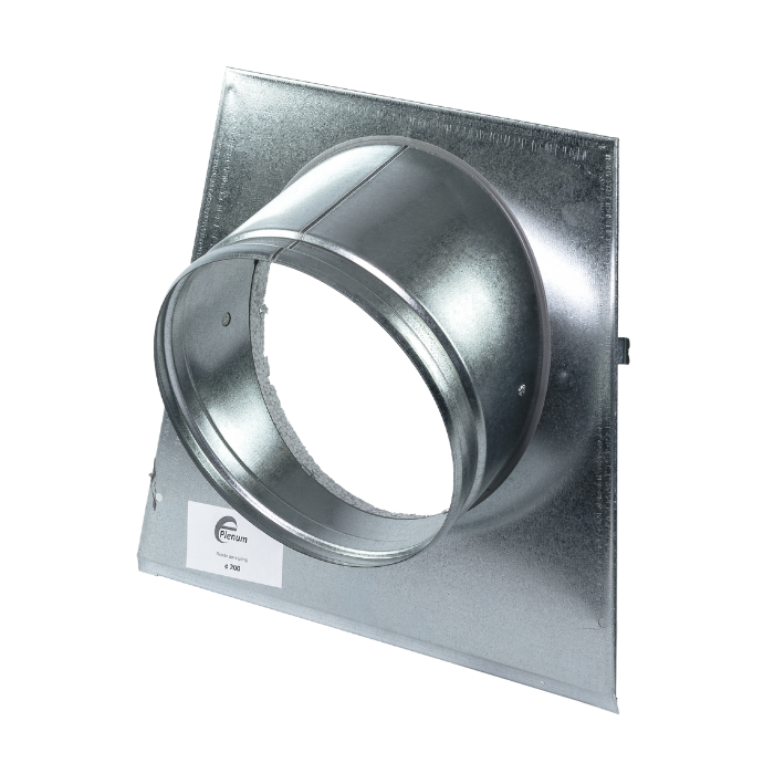 Toevoerplenum "EasyPlenum" - 125mm - Met geperforeerd rooster