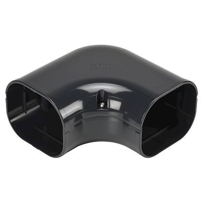 Airco lange vlakke bocht 90 graden - Antraciet (SK-77-A) Airco lange vlakke bocht 90 graden - Antraciet (SK-77-A)