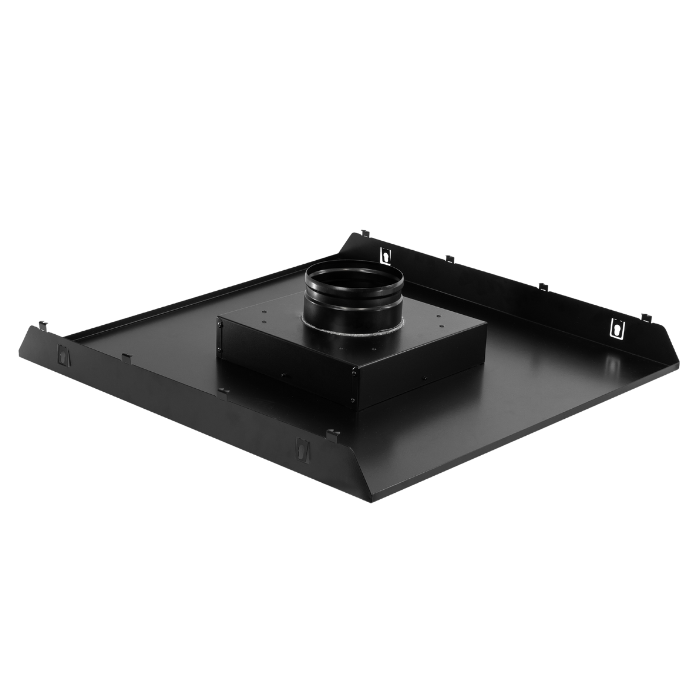 Afvoerplenum "EasyPlenum" - 125mm - Met geperforeerd rooster