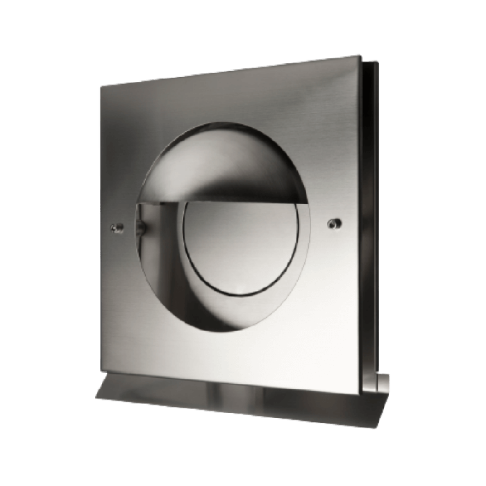 Design gevelkap PREMIUM LINE - KAPPA - Ø 100mm - RVS Design gevelkap PREMIUM LINE - KAPPA - Ø 100mm - RVS