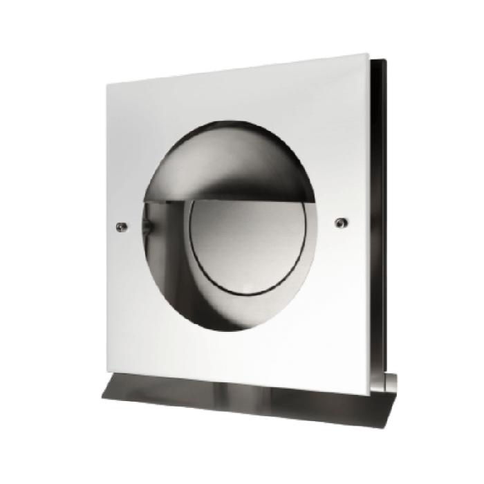 Design gevelkap PREMIUM LINE - KAPPA - Ø 100mm - WIT Design gevelkap PREMIUM LINE - KAPPA - Ø 100mm - WIT