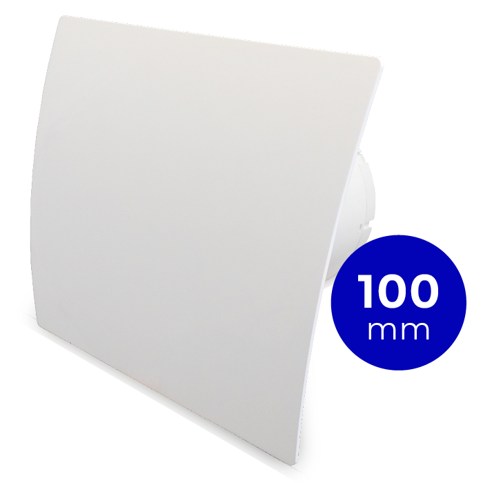 Pro-Design badkamer/toilet ventilator - STANDAARD (KW100) - Ø100mm - kunststof - wit Pro-Design badkamer/toilet ventilator - STANDAARD (KW100) - Ø100mm - kunststof - wit