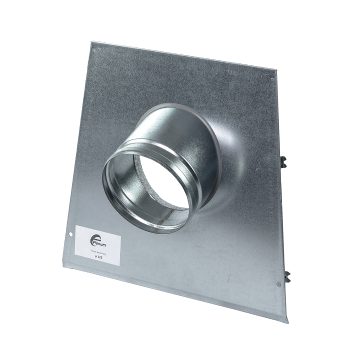Toevoerplenum "EasyPlenum" - 125mm - Met wervelrooster