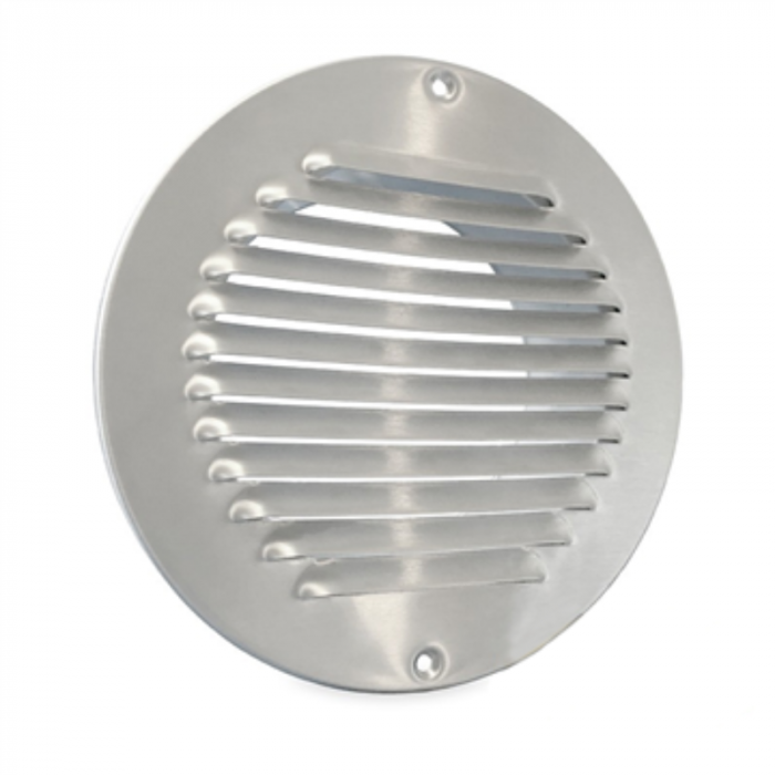 Rond schoepenrooster RVS opbouw - 200mm (1-R200I)