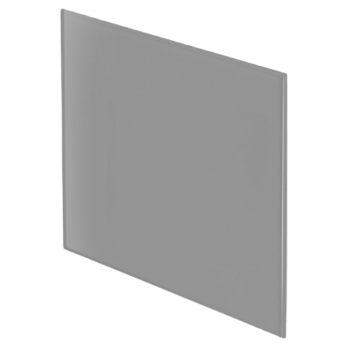 Design ventilatierooster vierkant (afvoer & toevoer) Ø100mm - vlak GLAS - mat grijs Design ventilatierooster vierkant (afvoer & toevoer) Ø100mm - vlak GLAS - mat grijs