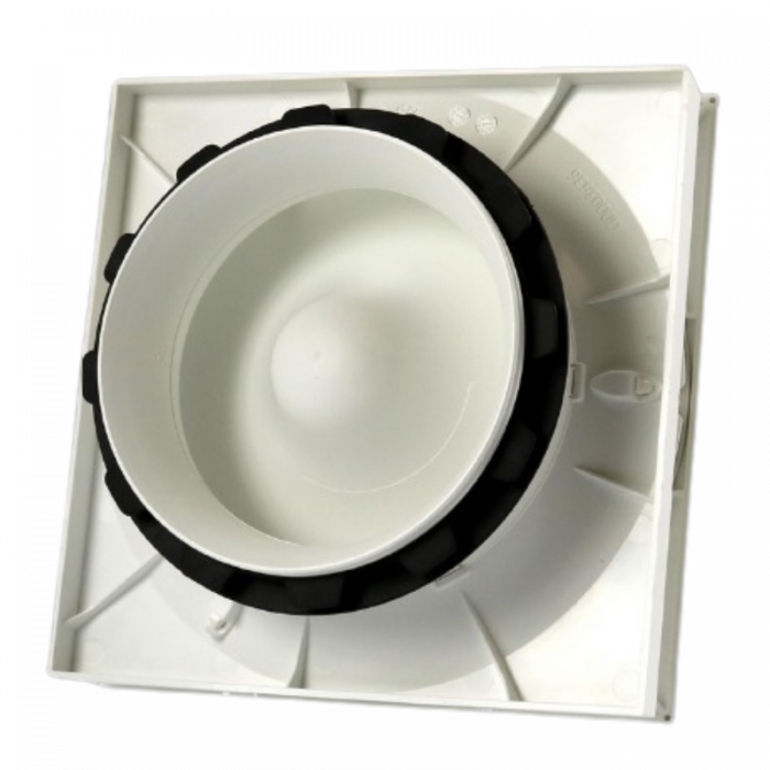 Renson Aeroo Designventiel vierkant - kunststof  Ø125mm - RAL9016