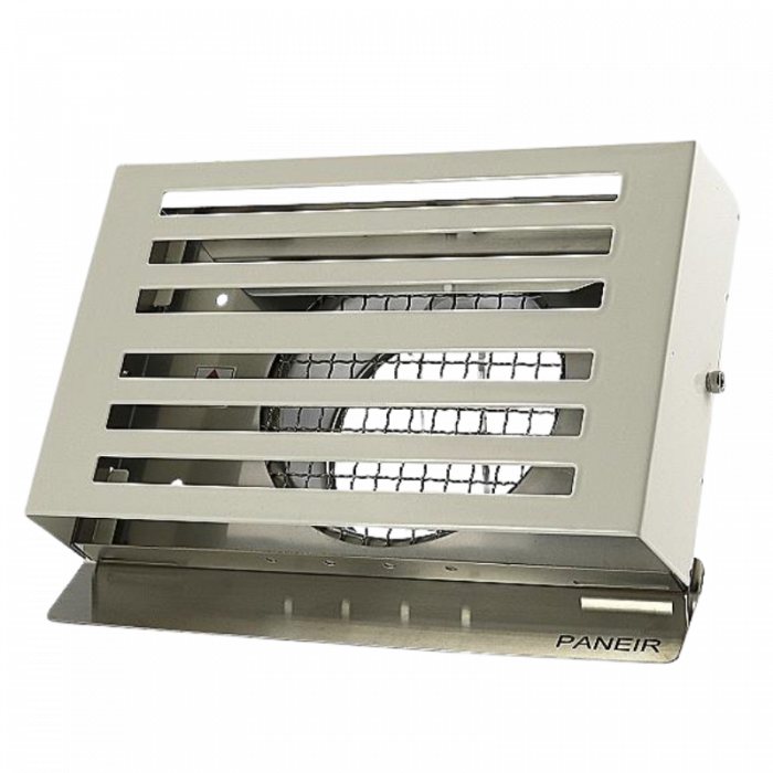 Design gevelkap PREMIUM LINE -BETA- Ø 125mm met grofmazig gaas - WIT RAL9010