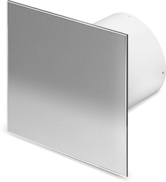 Pro-Design badkamer/toilet ventilator - STANDAARD (KW100) - Ø100mm - RVS vlak Pro-Design badkamer/toilet ventilator - STANDAARD (KW100) - Ø100mm - RVS vlak