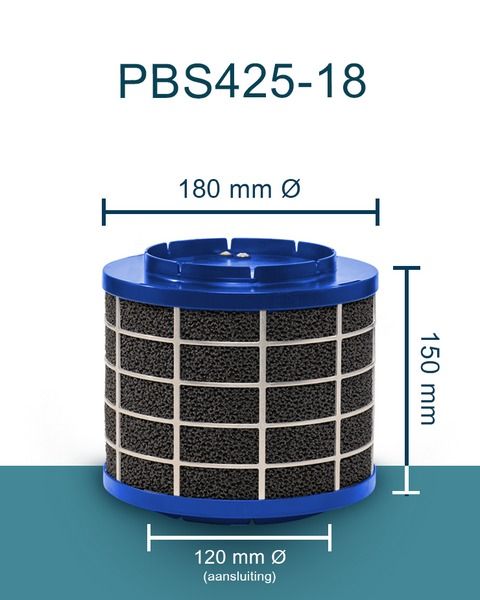 PuriVent SILO plasmafilter voor afzuigkap (schacht 200mm+) - 425 m3/h - aansluiting Ø120mm