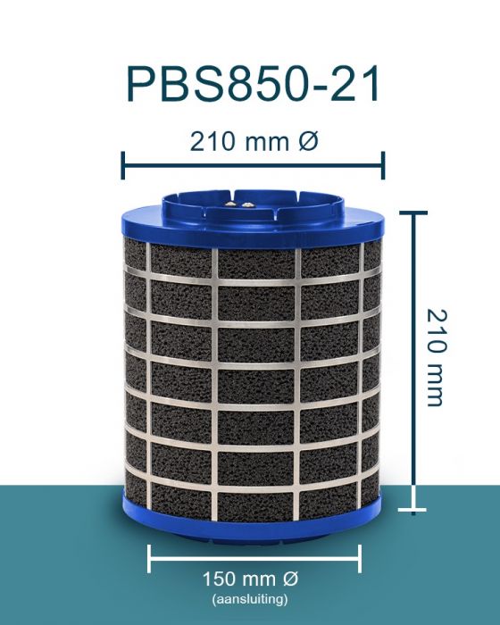 PuriVent SILO plasmafilter voor afzuigkap (schacht 240mm+) - 850 m3/h - aansluiting Ø150mm