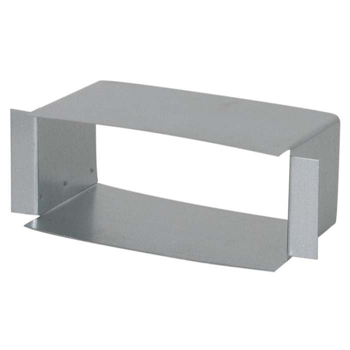 Rechthoekig (instort) zij-aansluitstuk 220mm x 80mm Rechthoekig (instort) zij-aansluitstuk 220mm x 80mm