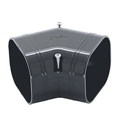 Airco vlakke bocht 45 graden - Antraciet (SKF-77-A) Airco vlakke bocht 45 graden - Antraciet (SKF-77-A)