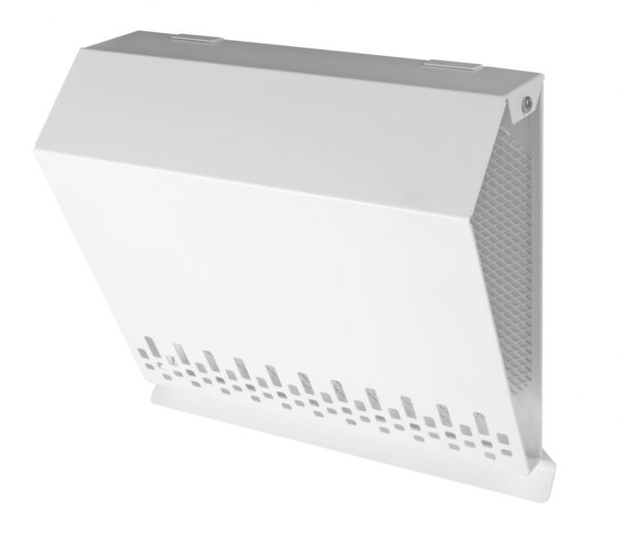 Whisper Luxe Design Gevelkap 100mm - TOEVOER - WIT Whisper Luxe Design Gevelkap 100mm - TOEVOER - WIT