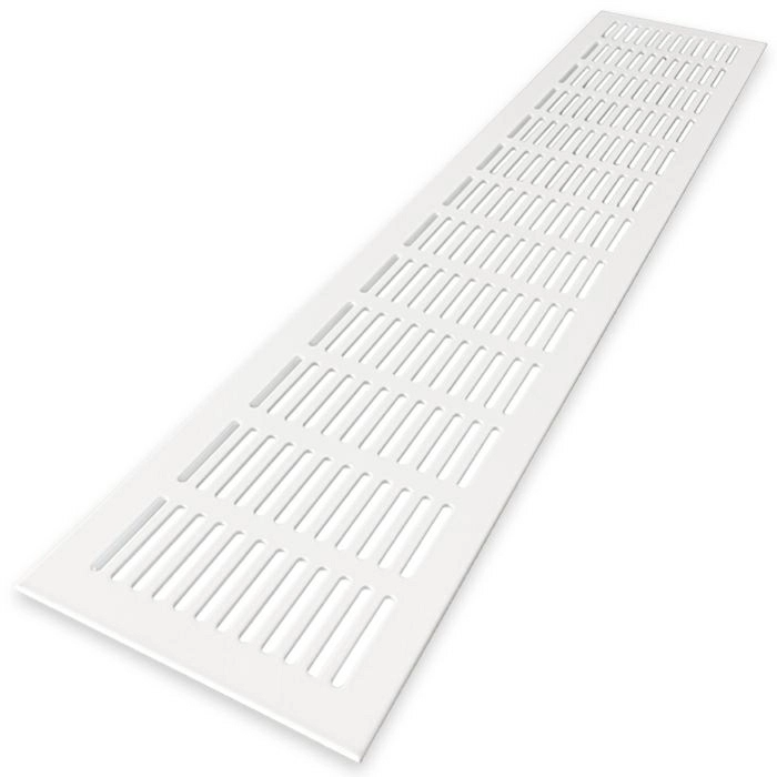 Ventilatiestrip aluminium LxH 500 x 130mm (G61-5013W) WIT RAL9010