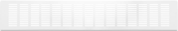 Ventilatiestrip aluminium LxH 600 x 100mm (G61-6010W) WIT RAL9010