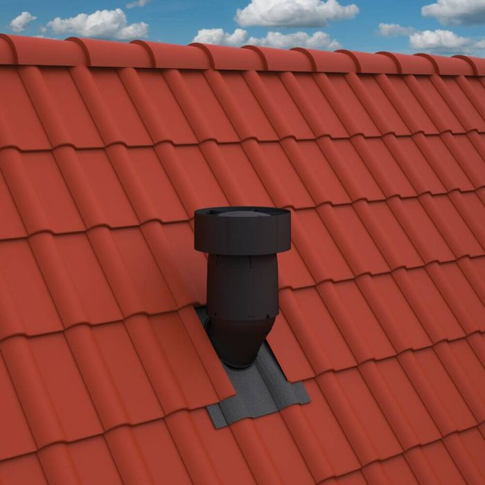 [Tweedekans] Ventus - Geïsoleerde dakdoorvoer voor schuin dak 15-55° - Ø 180/200mm