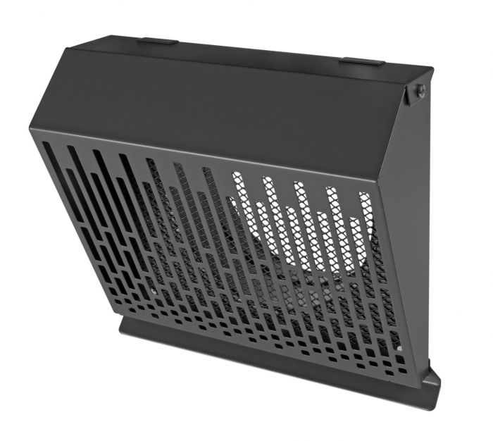 Whisper Luxe Design Gevelkap 150mm - AFVOER - GRAFIETGRIJS Whisper Luxe Design Gevelkap 150mm - AFVOER - GRAFIETGRIJS