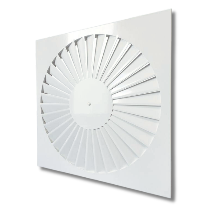 Toevoerplenum "EasyPlenum" - 200mm - Met wervelrooster