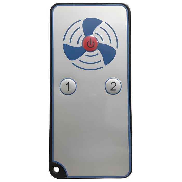 Compacte WTW ventilator HRV100P met warmtewisselaar - 35 & 50 m3/h - incl. afstandbediening