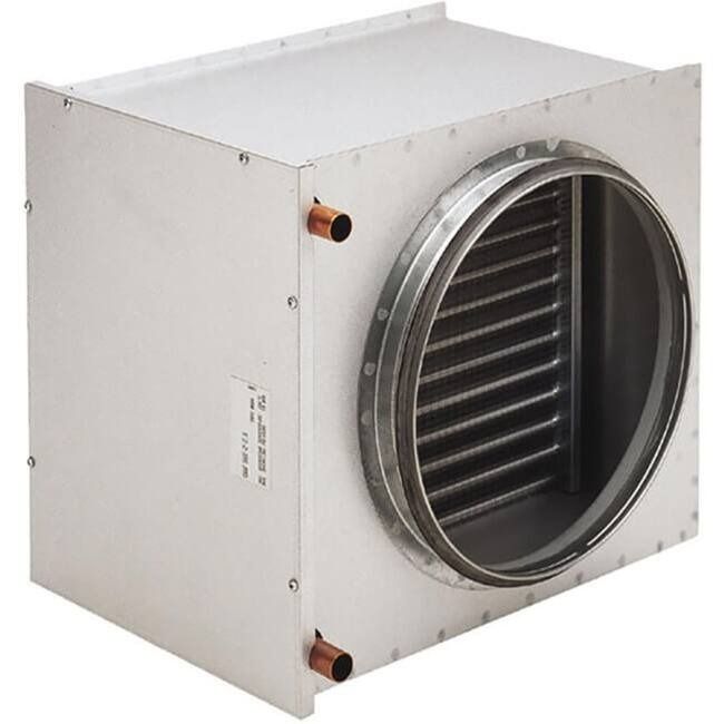 Orcon WWB-160-2 Warmwaterbatterij - rond 160mm Orcon WWB-160-2 Warmwaterbatterij - rond 160mm